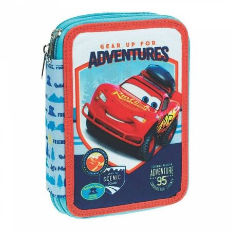 GIM Κασετίνα Διπλή Γεμάτη Cars Gear Up 341-37100