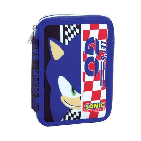 GIM Κασετίνα Διπλή Γεμάτη Sonic Classic 334-89100