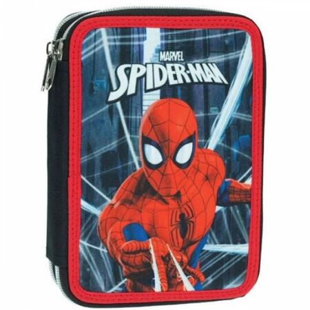 GIM Κασετίνα Διπλή Γεμάτη Spiderman Black City 337-05100