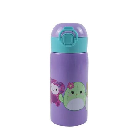 GIM Παγούρι Ανόξειδωτο Με Καλαμάκι Squishmallows 500ml 574-20199