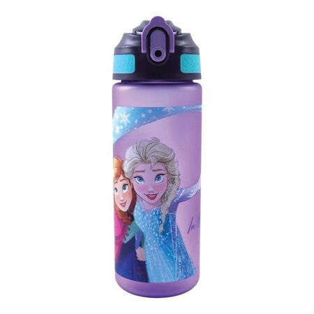 GIM Παγούρι Πλαστικό Με Καλαμάκι Frozen 600ml 551-47217