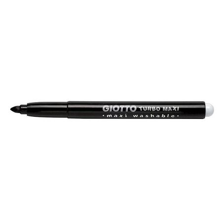 Giotto Μαρκαδόρος Ζωγραφικής Μονόχρωμος Turbo Maxi Μαύρο 1 Τεμάχιο