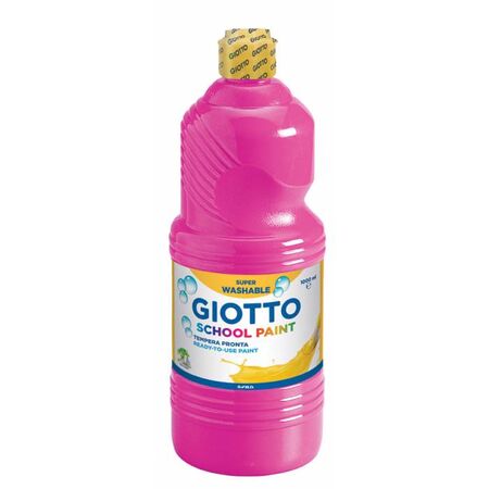Giotto Τέμπερα Δοχείο School Paint Φούξια 1000 ml