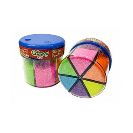 Groovy Χρυσόσκονη Αλατιέρα 6 Χρώματα Neon Colors 60gr