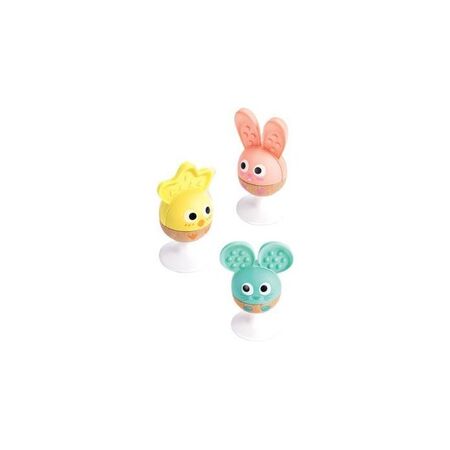 Hape Early Explorer Ξύλινη Κουδουνίστρα Ζωάκια Cheery Critter Rattle E0123