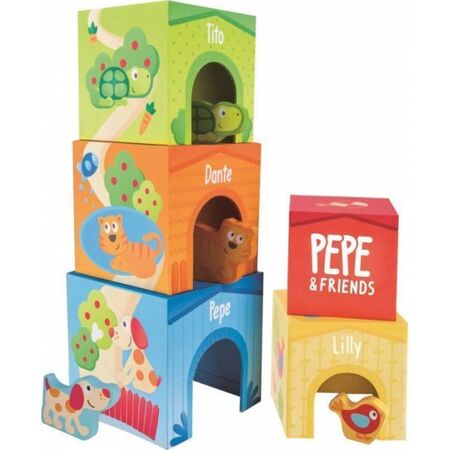 Hape Friendship Tower Ο Πέπε Και Οι Φίλοι Του Σχηματίζουν Τον Πύργο Της Φιλίας E0451A