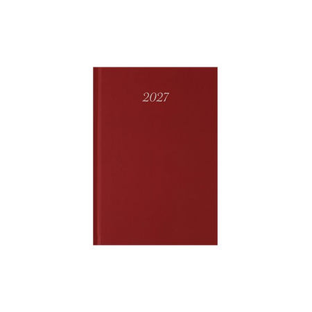 Ημερολόγιο Ατζέντα 2027 Ημερήσιο PVC Classic 12x17cm Μπορντώ