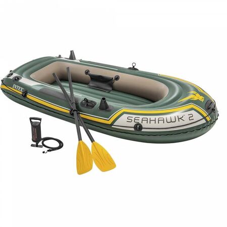 Intex Φουσκωτή Βάρκα Seahawk 2 Set (Με Κουπιά & Τρόμπα)