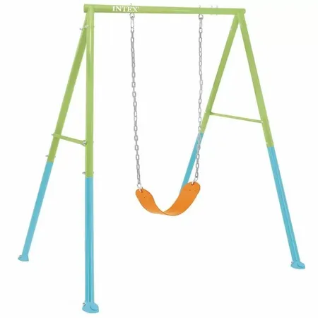 Intex Σετ Κούνια 2 Σε 1 Green/Blue 170cmX235cmX200cm 44113
