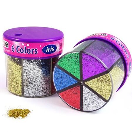 Iris Χρυσόσκονη Αλατιέρα 6 Χρώματα 50gr