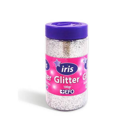 Iris Χρυσόσκονη Αλατιέρα Ασημί 100gr