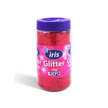 Iris Χρυσόσκονη Αλατιέρα Κόκκινο 100gr