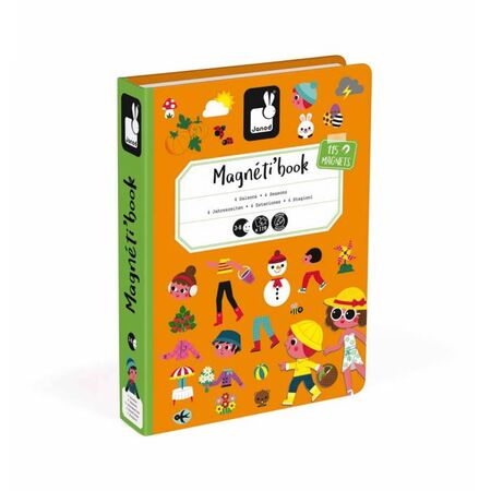 Janod Μαγνητικό Βιβλίο Magnet Book 4 Εποχές (115 Μαγνητάκια) J02721