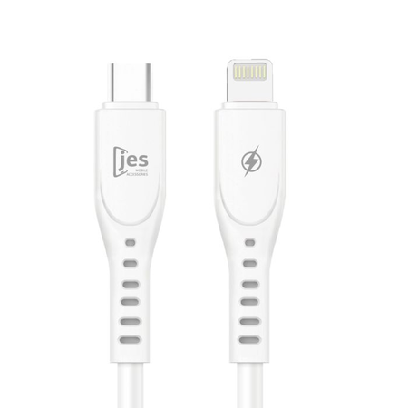 Jes Καλώδιο Φόρτισης JC30CL Type-C To Lightning 27W 1m White