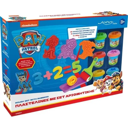 John Πλαστελίνες Με Σετ Αριθμητικής Paw Patrol 03986PM