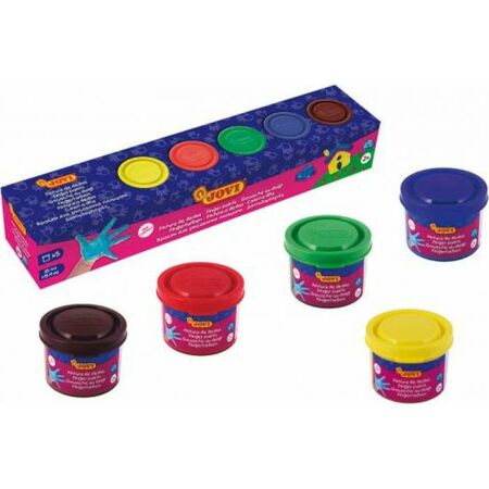 Jovi Δακτυλομπογιές 35 ml 5 Τεμ.