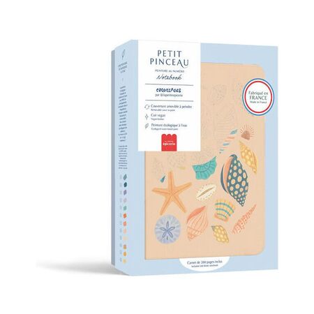 La Petite Epicerie Notebook A Peindre Coquillage