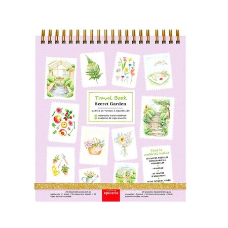 La Petite Epicerie Petit Pastel Travel Book Secret Garden