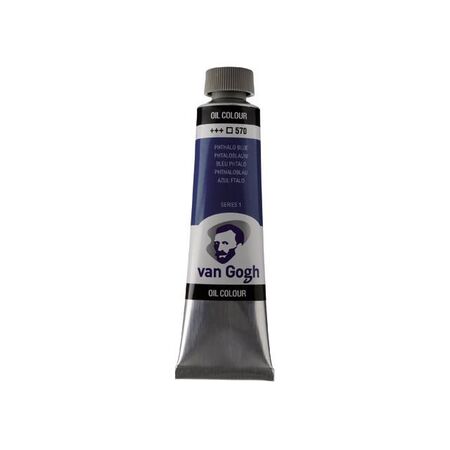 ΛΑΔΙΑ VAN GOGH 40ML S1 T.9 No. 570 PHTHALO BLUE