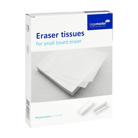 Legamaster Ανταλλακτικά Φύλλα Μικρού Μαγνητικού Σπόγγου(120100) Λευκού Πίνακα 100Φ.