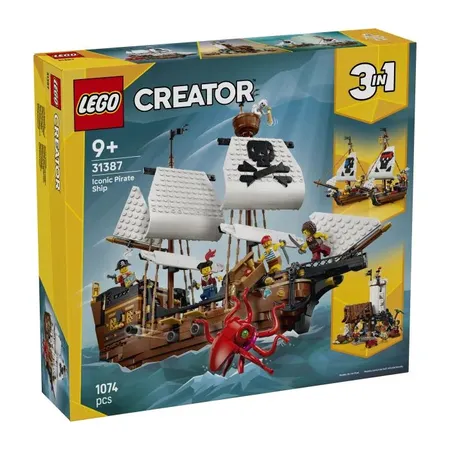 Lego 31387 Creator 3 In Iconic Pirate Ship