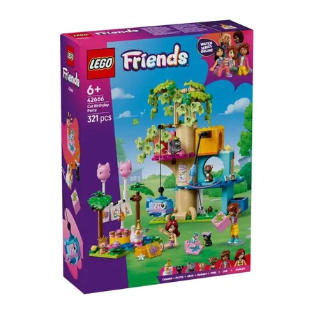 Lego 42666 Friends Cat Birthday Party And Tree House