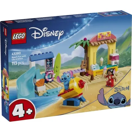 Lego 43280 Disney Stitch Beach Fun With Lilo And Stitch