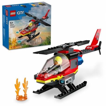 Lego 60411 City Fire Rescue Helicopter Building Set