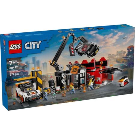 Lego 60472 City Scrapyard With Cars
