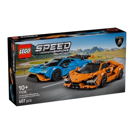 Lego 77238 Speed Champions Lamborghini Revuelto And Huracan STO
