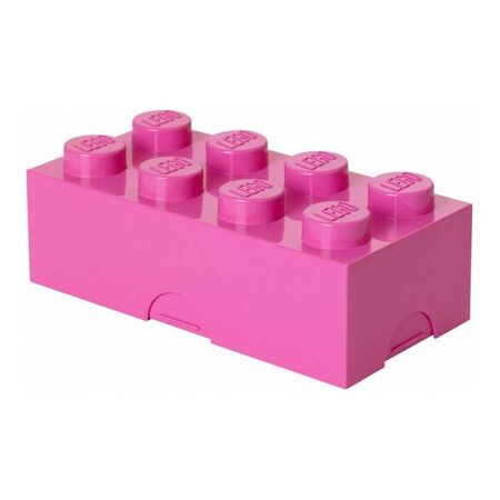 Lego Merchandise Κουτί Αποθήκευσης Ορθογώνιο Classic 8 Stud Ροζ 20x10x7,5cm 40231739