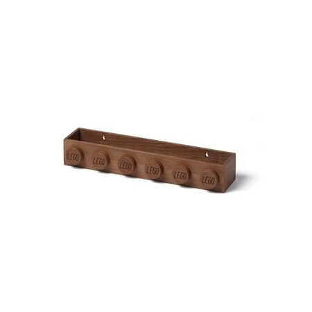 Lego Merchandise Ράφι Ξύλινο Για Βιβλία Oak Dark Stained 47.8 x 7.8 x 11.4 cm 41120901