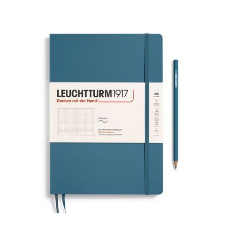 Leuchtturm1917 Σημειωματάριο SC Β5 Combo Dotted Stone Blue 123p