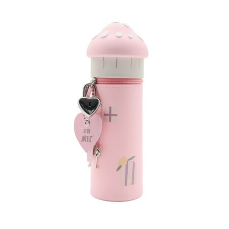 Lulubug Handmade Κασετίνα Βαρελάκι Κύλινδρος Σιλικόνης Μολυβοθήκη Dragons And Fairies Husli