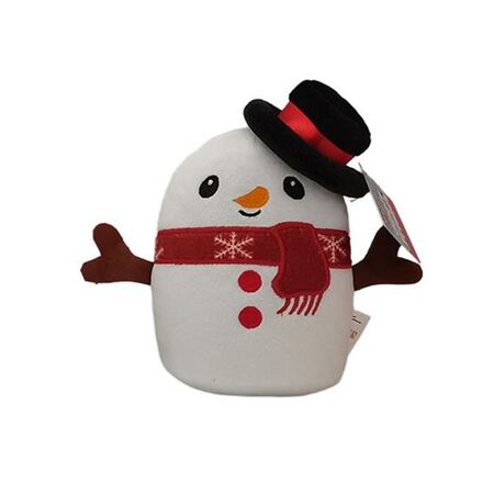 Luna Λούτρινο Χριστουγεννιάτικο Jingle Friends Χιονάνθρωπος 12,5cm