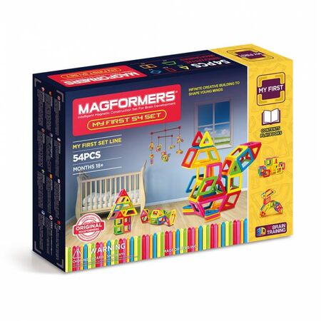 Magformers Η Πρώτη Μου Σειρά 54 Τεμάχια
