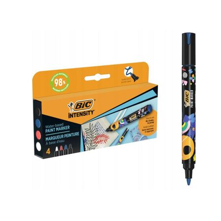 ΜΑΡΚΑΔΟΡΟΙ ΑΚΡΥΛΙΚΟΙ BIC ΚΟΥΤΙ ΜΕ 4 ΧΡΩΜΑΤΑ