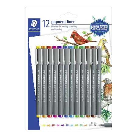 ΜΑΡΚΑΔΟΡΟΙ PIGMENT LINER 0.5 ΣΕΤ 12ΧΡΩΜΑΤΑ