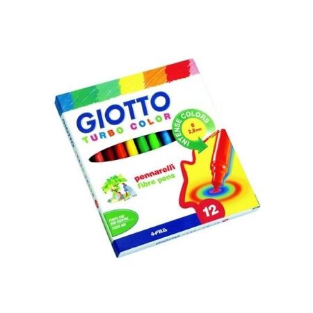 ΜΑΡΚΑΔΟΡΟΙ ΖΩΓΡΑΦΙΚΗΣ ΛΕΠΤΟΣ 12ΧΡΩΜΑΤΑ TURBO COLOR GIOTTO