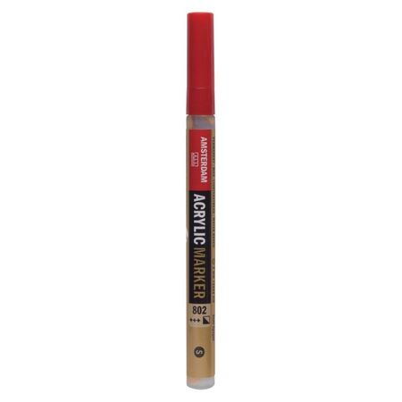 ΜΑΡΚΑΔΟΡΟΣ ΑΚΡΥΛΙΚΟΣ AMSTERDAM 2MM 802 LIGHT GOLD SW