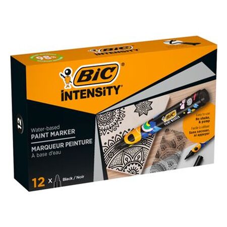 ΜΑΡΚΑΔΟΡΟΣ ΑΚΡΥΛΙΚΟΣ BIC ΜΑΥΡΟ ΧΡΩΜΑ (1 TEMAXIO)