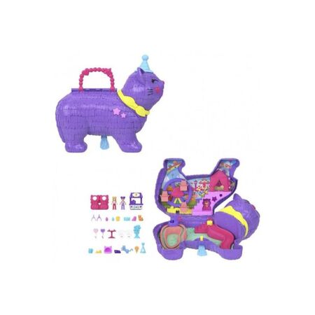 Mattel Polly Pocket Mini Doll Celebration Kitty JFT90