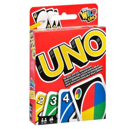 Mattel UNO Κάρτες Επιτραπέζιο W2087