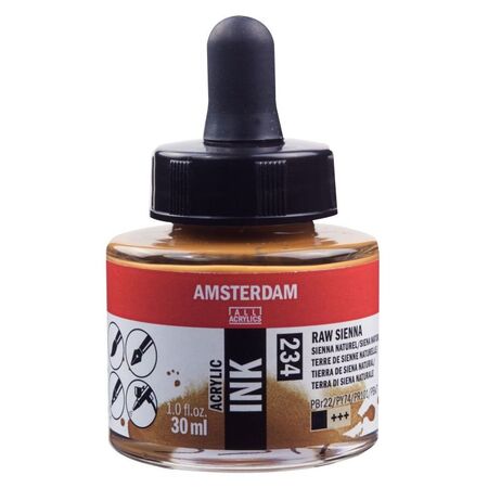 ΜΕΛΑΝΙ INK AMSTERDAM 234 30ML RAW SIENNA