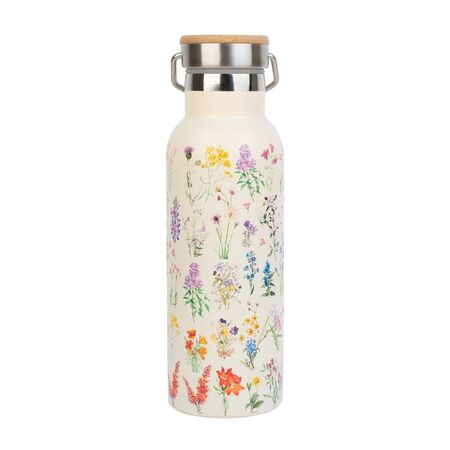 Μεταλλικό Μπουκάλι με Λαβή 500ml BOTANICAL Wild Flowers by Kokonote