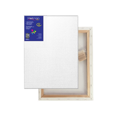 Metron Art Τελάρο Σφηνωτό Καμβάς 15x20cm 350gr