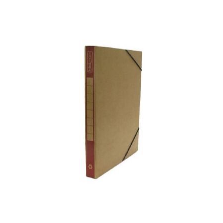 Metron Κουτί Αρχείου Με Λάστιχο 25x33x3cm Οικολογικό Κόκκινο