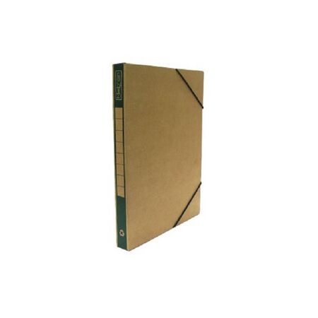 Metron Κουτί Αρχείου Με Λάστιχο 25x33x3cm Οικολογικό Πράσινο