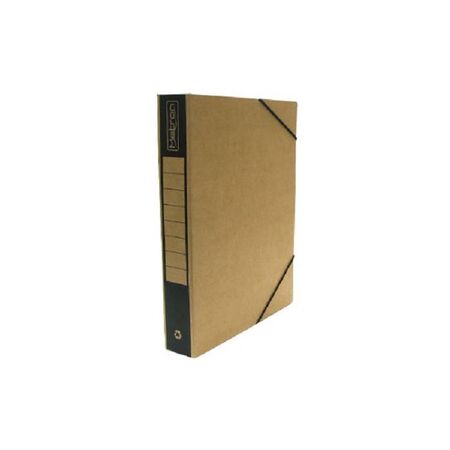 Metron Κουτί Αρχείου Με Λάστιχο 25x33x5cm Οικολογικό Μαύρο