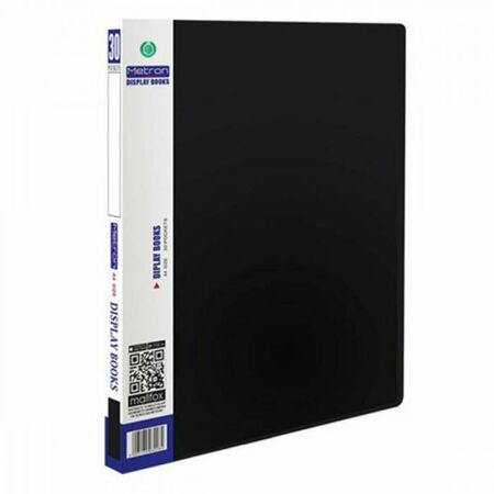 Metron Ντοσιέ Σουπλ Α4 30 Θέσεων Μαύρο